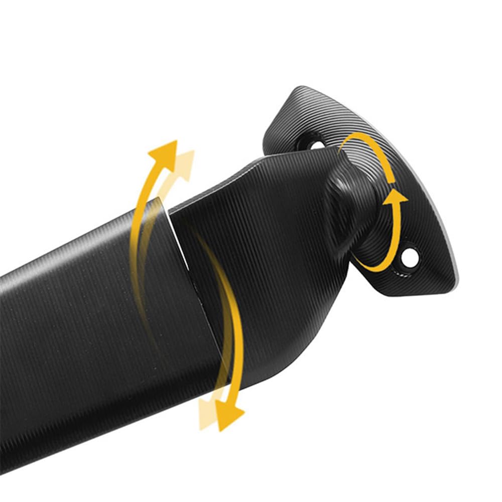 Amazon | オートバイ固定風翼バックミラー For ZX4R SE ZX4RR ZX-4R ZX